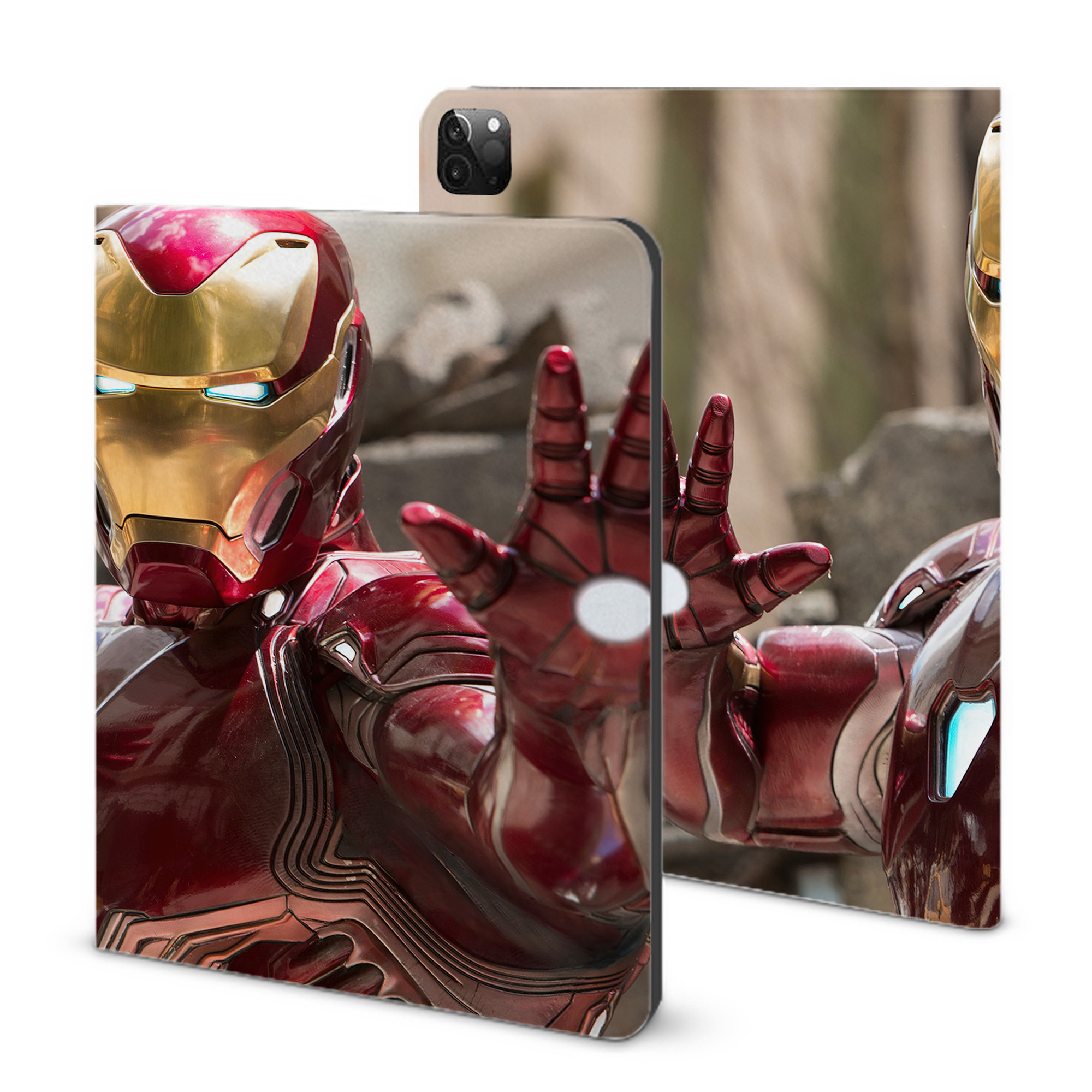 （画像用） アベンジャーズ The Avengers IPadケース ペンホルダー付き ブックスタイルデザイン